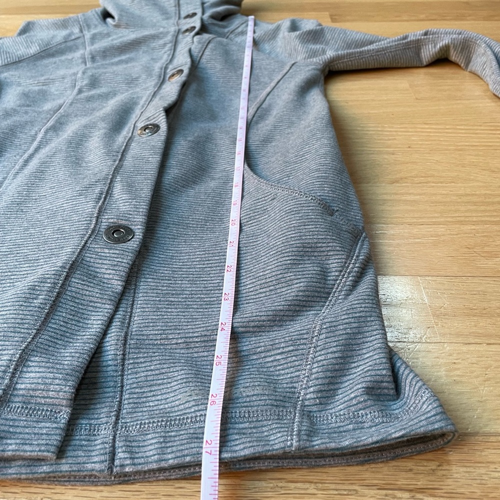 Women’s Eddie Bauer Snap Up Gray and Blue Jacket Size Small EUC - Picture 13 of 13